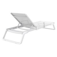 Tropic Arm Sling Chaise Lounge White ISP708A-WHI-WHI - 1