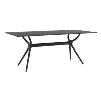 Air Rectangle Dining Table 71 inch Black ISP715-BLA