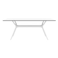Air Rectangle Dining Table 71 inch White ISP715-WHI - 1