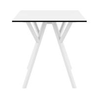 Max Square Table 27.5 inch White ISP742-WHI - 2