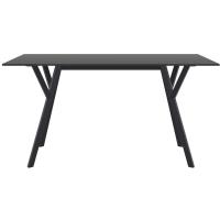 Max Rectangle Table 55 inch Black ISP746-BLA - 1