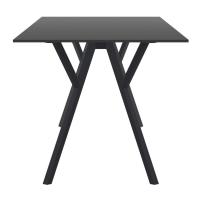 Max Rectangle Table 55 inch Black ISP746-BLA - 2