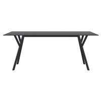 Max Rectangle Table 71 inch Black ISP748-BLA - 1