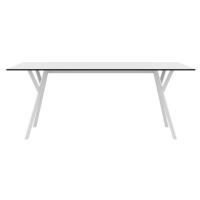 Max Rectangle Table 71 inch White ISP748-WHI - 1