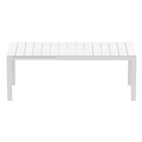 Atlantic Dining Table 55-83 inch Extendable White ISP762-WHI - 9
