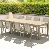 Atlantic XL Dining Table 83-110 inch Extendable Taupe ISP764-DVR - 3