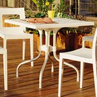 Forza Square Folding Table 31 inch - Beige ISP770-BEI - 1