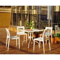 Forza Square Folding Table 31 inch - Beige ISP770-BEI - 5