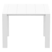 Vegas Outdoor Dining Table Extendable from 39 to 55 inch White ISP772-WH - 2