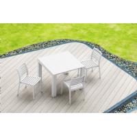 Vegas Patio Dining Table Extendable from 39 to 55 inch White ISP772-WHI - 21