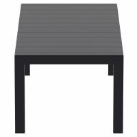 Vegas Patio Dining Table Extendable from 70 to 86 inch Black ISP774-BLA - 6