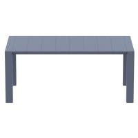 Vegas Patio Dining Table Extendable from 70 to 86 inch Dark Gray ISP774-DGR - 1