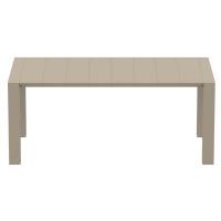 Vegas Patio Dining Table Extendable from 70 to 86 inch Taupe ISP774-DVR - 1