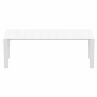 Vegas Outdoor Dining Table Extendable from 70 to 86 inch White ISP774-WH - 5