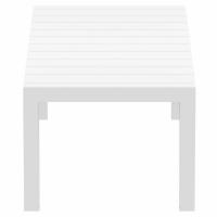 Vegas Outdoor Dining Table Extendable from 70 to 86 inch White ISP774-WH - 6