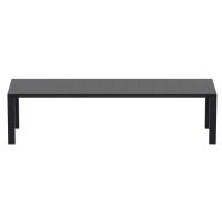 Vegas Patio Dining Table Extendable from 102 to 118 inch Black ISP776-BLA - 5