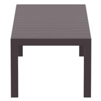 Vegas Outdoor Dining Table Extendable from 102 to 118 inch Brown ISP776-BR - 2