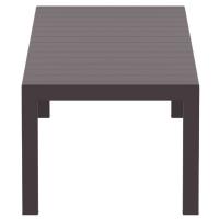 Vegas Outdoor Dining Table Extendable from 102 to 118 inch Brown ISP776-BR - 6
