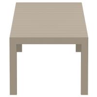 Vegas Patio Dining Table Extendable from 102 to 118 inch Taupe ISP776-DVR - 13