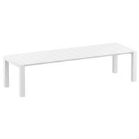 Vegas Patio Dining Table Extendable from 102 to 118 inch White ISP776-WHI - 4
