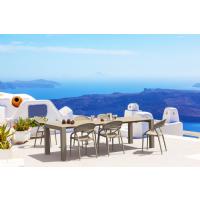 Vegas Patio Dining Table Extendable from 102 to 118 inch White ISP776-WHI - 14