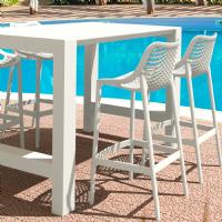 Vegas Air 5 pc Bar Set with 39 inch to 55 inch Extendable White ISP7822S-WHI - 1