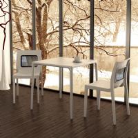 Mango Square Dining Table White 28 inch ISP800-WHI - 8