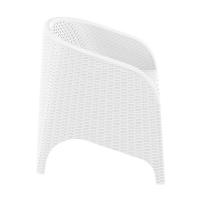 Aruba Wickerlook Chair White ISP804-WH - 4