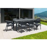 Panama Extendable Patio Dining Set 9 piece Brown ISP8083S-BR - 4