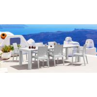 Ibiza Extendable Wickerlook Dining Set 7 piece White ISP8101S-WH - 5