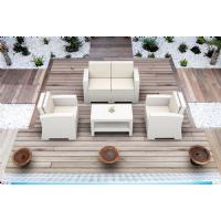 Monaco Wickerlook Club Chair White with Cushion ISP831-WH - 26