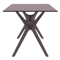Ibiza Rectangle Dining Table 55 inch Brown ISP864-BR - 2