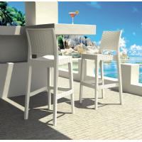 Jamaica Wickerlook Resin Bar Chair White ISP866-WH - 16