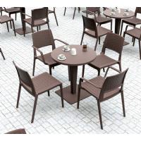 Riva Wickerlook Resin Round Dining Table Brown 28 inch. ISP882-BR - 4