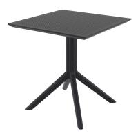 Pacific Dining Set with Sky 27" Square Table Black S023108-BLA-BLA - 2