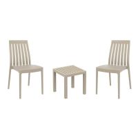 Soho Conversation Set with Ocean Side Table Taupe S054066-DVR