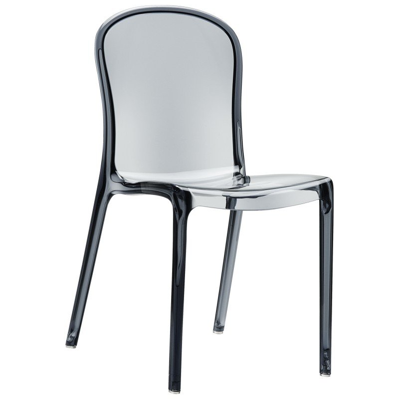 Compamia Victoria Polycarbonate Modern Dining Chair Transparent