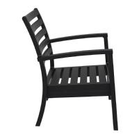 Artemis XL Outdoor Club Chair Black - Charcoal ISP004-BLA-CCH - 4