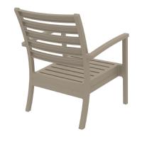 Artemis XL Outdoor Club Chair Taupe - Charcoal ISP004-DVR-CCH - 2