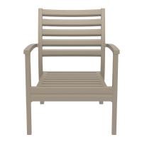 Artemis XL Outdoor Club Chair Taupe - Charcoal ISP004-DVR-CCH - 3