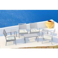 Artemis XL Club Seating set 7 Piece White - Taupe ISP004S7-WHI-CTA - 8