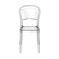 Bo Polycarbonate Dining Chair Transparent Clear ISP005-TCL - 2