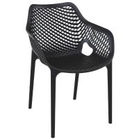 Air XL Resin Outdoor Arm Chair Black ISP007-BLA