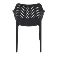 Air XL Resin Outdoor Arm Chair Black ISP007-BLA - 4