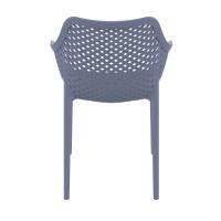 Air XL Resin Outdoor Arm Chair Dark Gray ISP007-DGR - 5