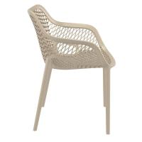 Air XL Resin Outdoor Arm Chair Taupe ISP007-DVR - 4