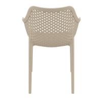 Air XL Resin Outdoor Arm Chair Taupe ISP007-DVR - 5