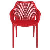 Air XL Resin Outdoor Arm Chair Red ISP007-RED - 2