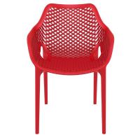 Air XL Resin Outdoor Arm Chair Red ISP007-RED - 2