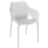 Air XL Resin Outdoor Arm Chair White ISP007-WHI